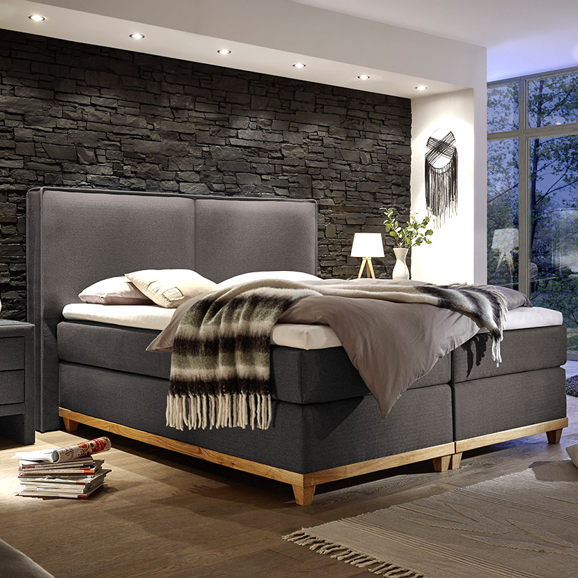 Łóżka Boxspring Tapicerowane